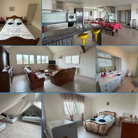 Holiday home Ecume Maison Vue Degagee Sur Mer, Spacieuse Lumineuse 3 Chambres, 2 Salle D'Eau, 2 Wc A 1Km De La Plage Et Commerces, Plages Du Debarquement, Parking Privatif, Terrasse, Jardin Clos, Table De Ping Pong Aux Beaux Jours, Pres De Bayeux
