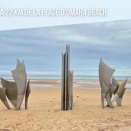 Holiday home Ecume Maison Vue Degagee Sur Mer, Spacieuse Lumineuse 3 Chambres, 2 Salle D'Eau, 2 Wc A 1Km De La Plage Et Commerces, Plages Du Debarquement, Parking Privatif, Terrasse, Jardin Clos, Table De Ping Pong Aux Beaux Jours, Pres De Bayeux *