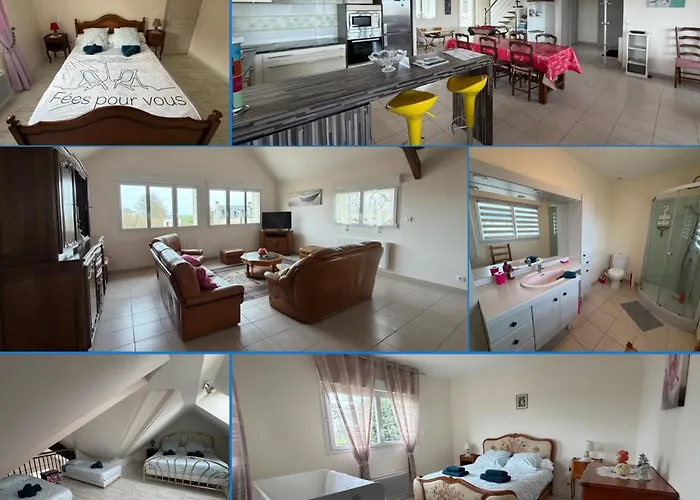 Holiday home Ecume Maison Spacieuse Lumineuse 1km De La Vue D'asnelles, En Plein Coeur Des Plages Du Debarquement, 2 Sdb, 2 Wc, Parking Privatif, Terrasse, Jardin, Table De Ping Pong Aux Beaux Jours, Pres De Bayeux